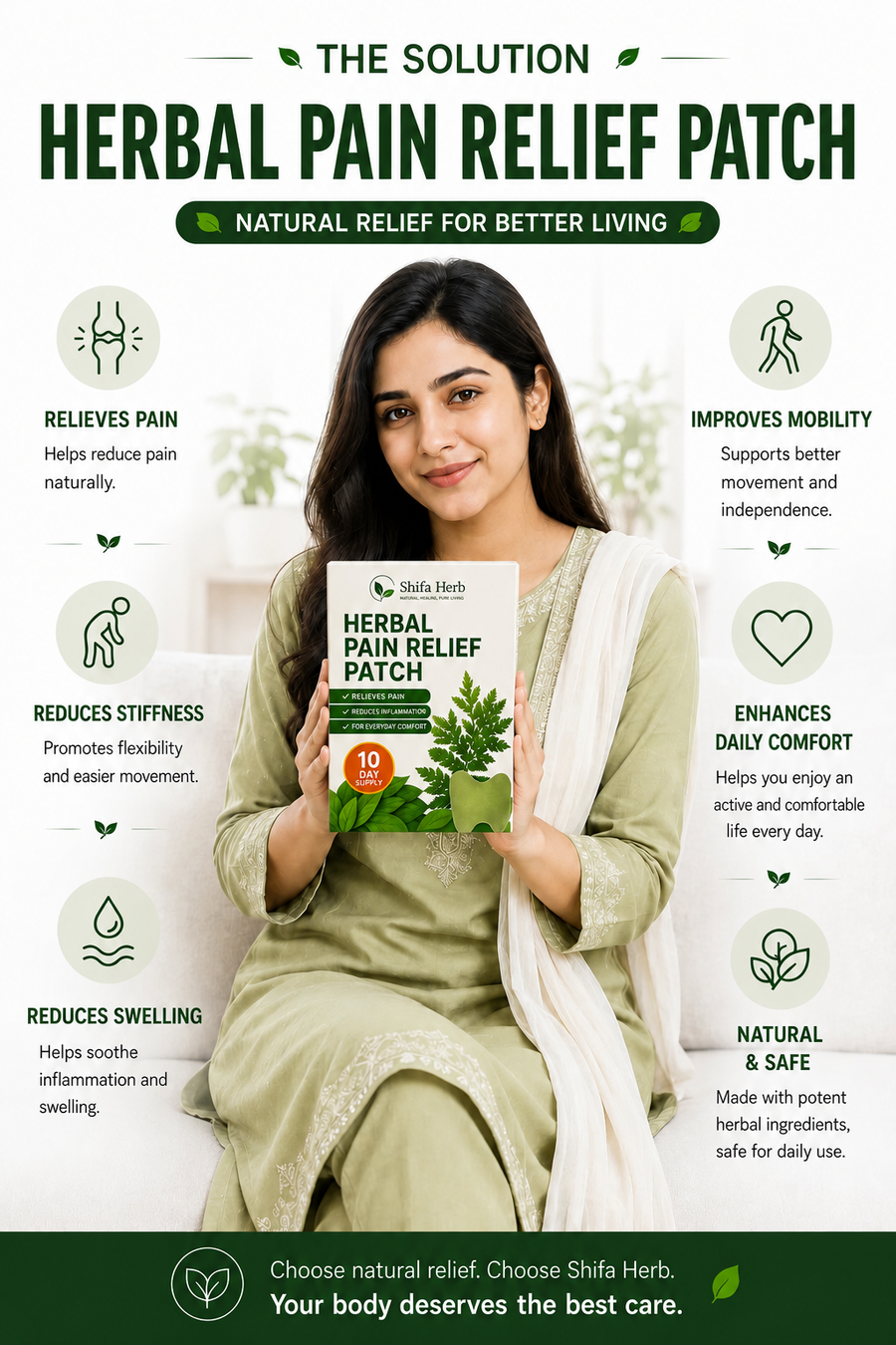 Meet the Herbal Pain Relief Patch