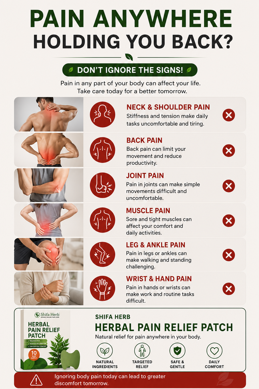 Pain Holding You Back?