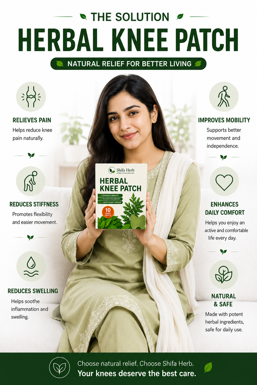 Meet the Herbal Knee Patch